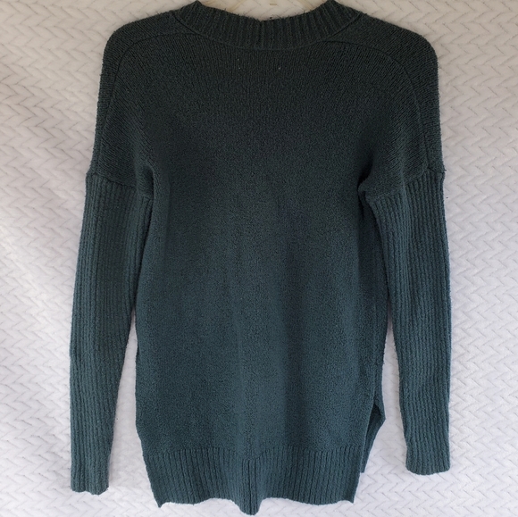 SOLD Hollister Boyfriend Cardigan Teal Sweater - Picture 8 of 10